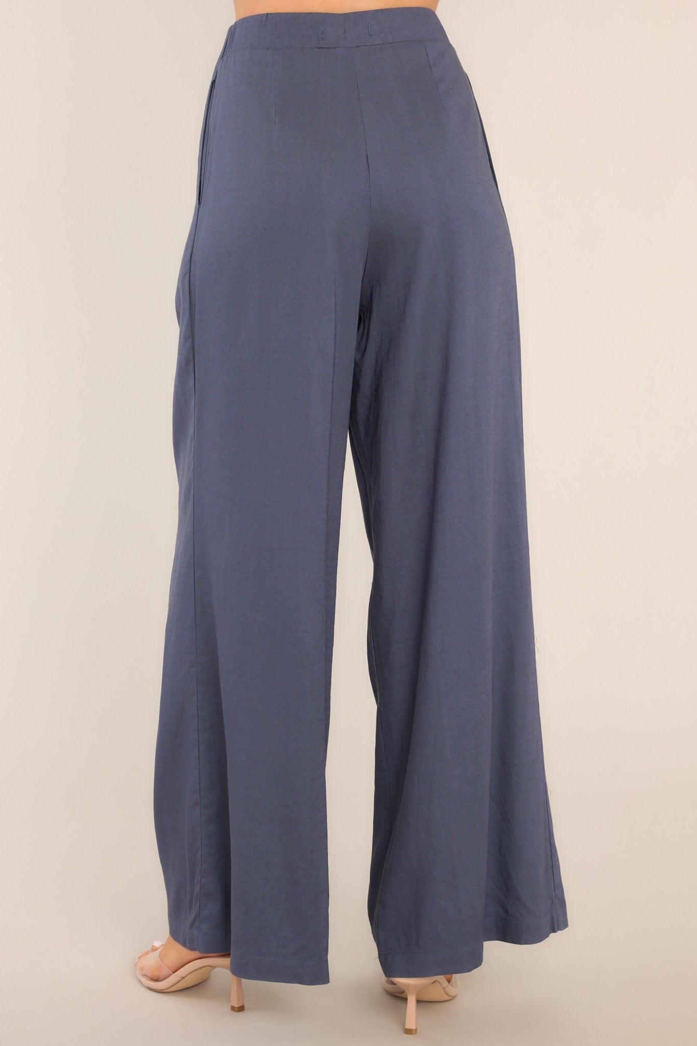 All The Feelings Dusty Blue Pants Product Image