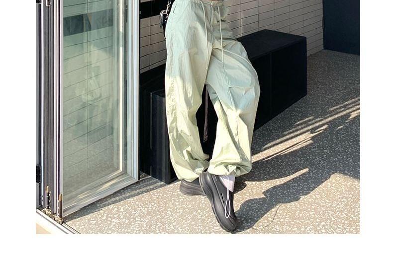 Low Waist Plain Wide Leg Pants (Various Designs) Product Image