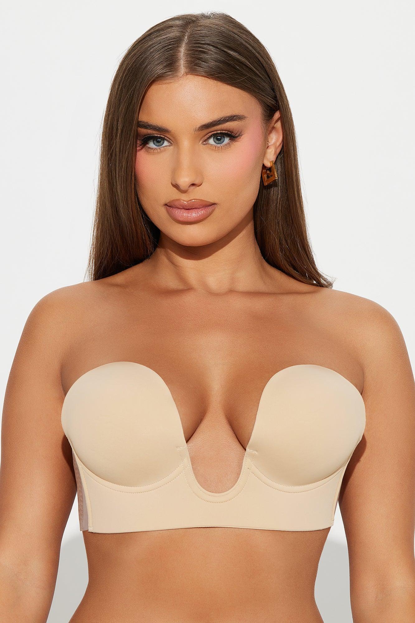 Keep It Together Plunge Bra - Nude Product Image