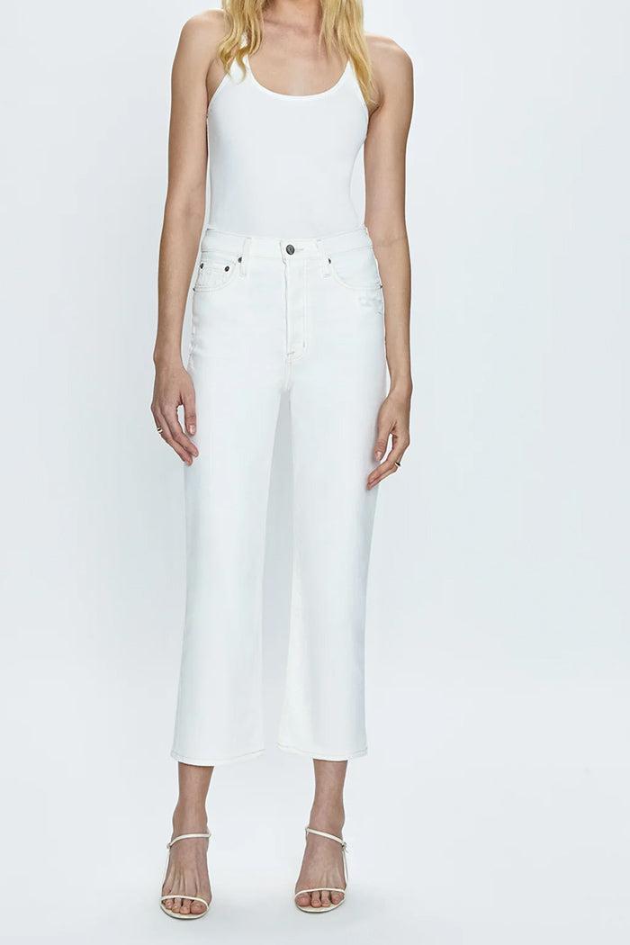 CASSIE CROP SUPER HIGH RISE STRAIGHT JEAN Product Image