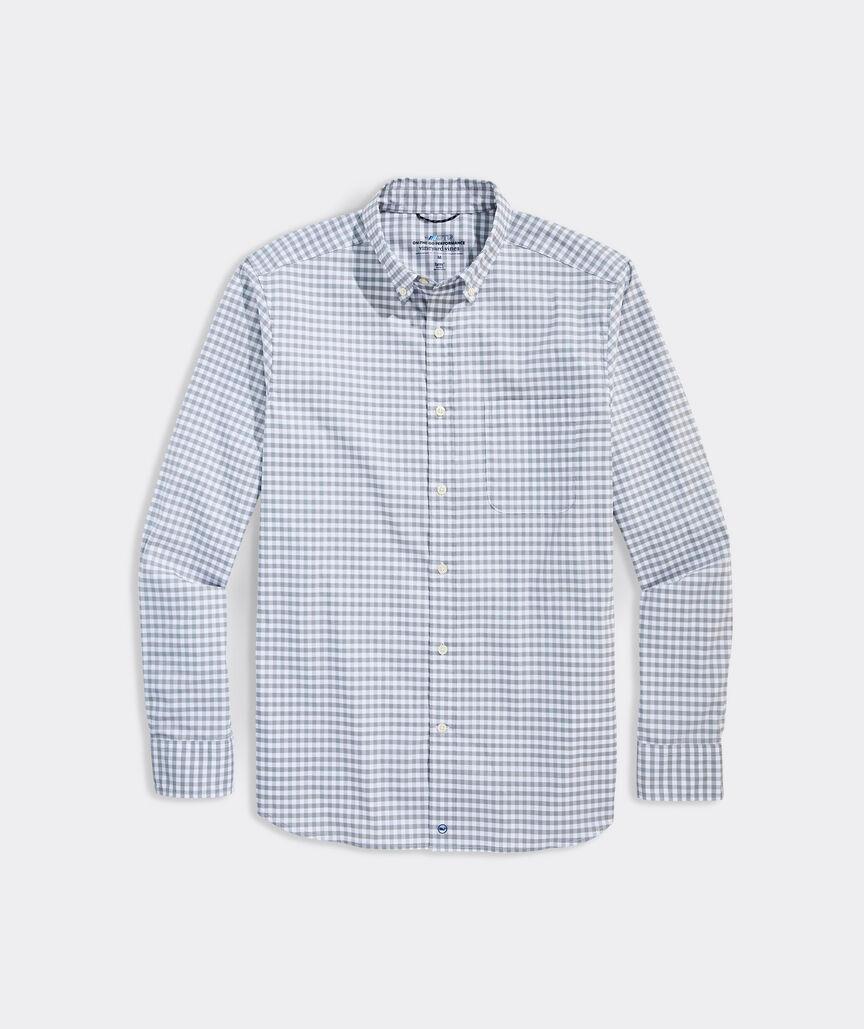 On-The-Go brrrº Gingham Shirt Product Image