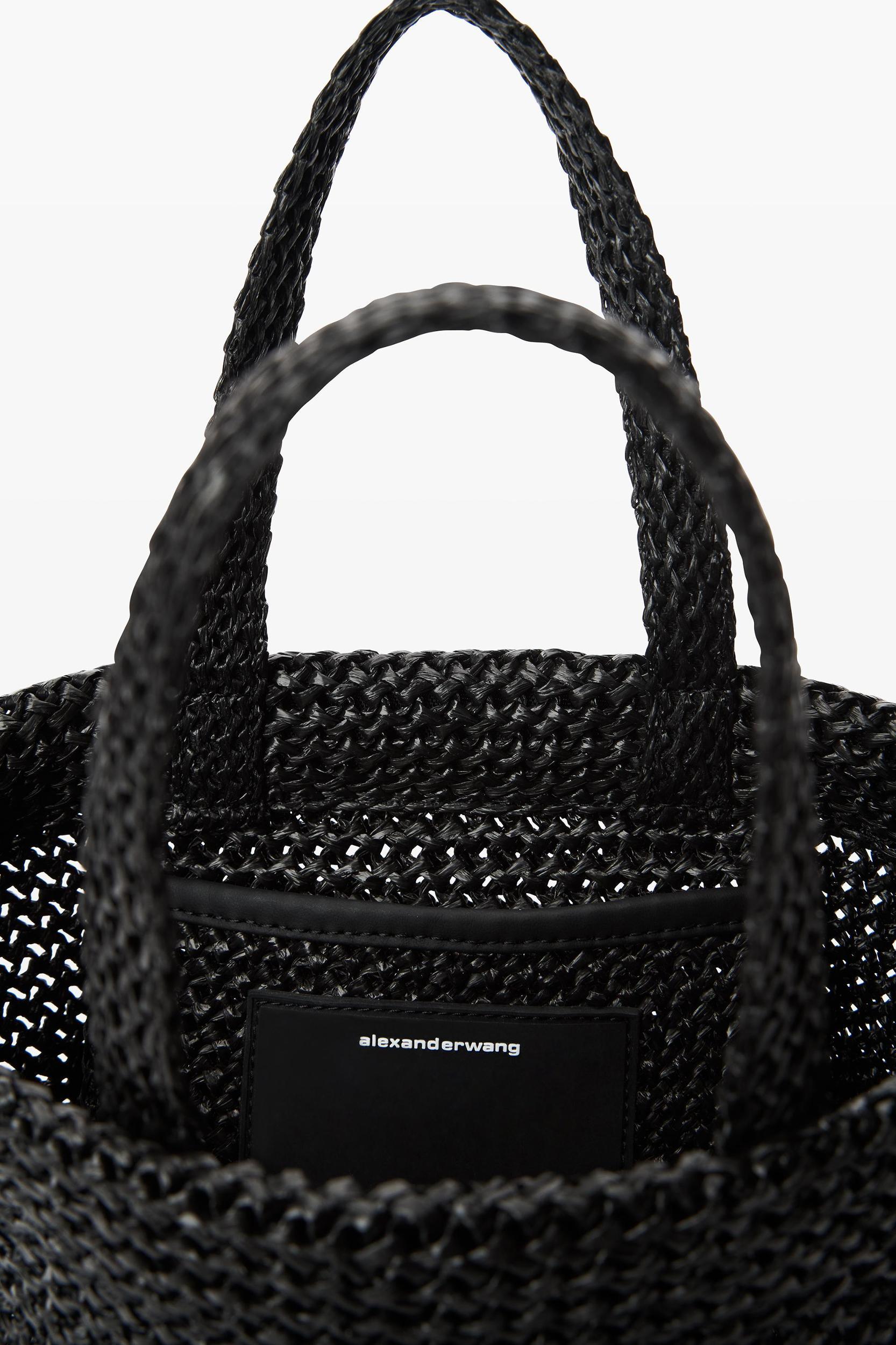 Punch Small Tote Bag In Raffia Product Image