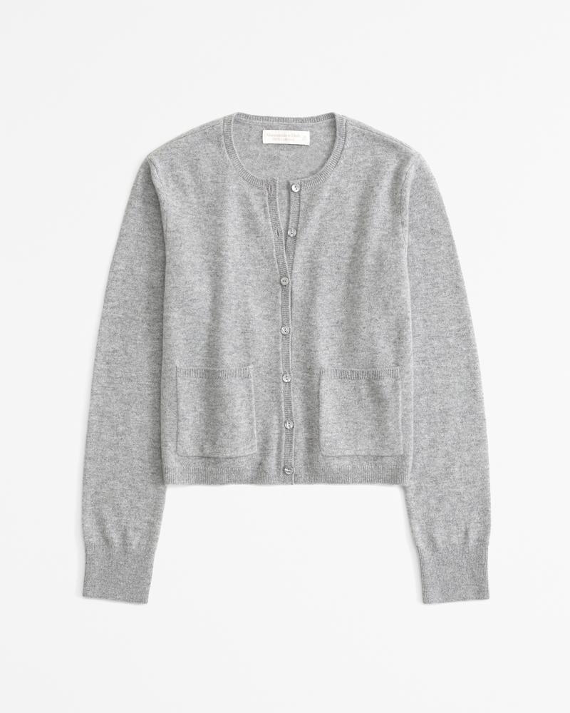 Cashmere Crew Cardigan Product Image