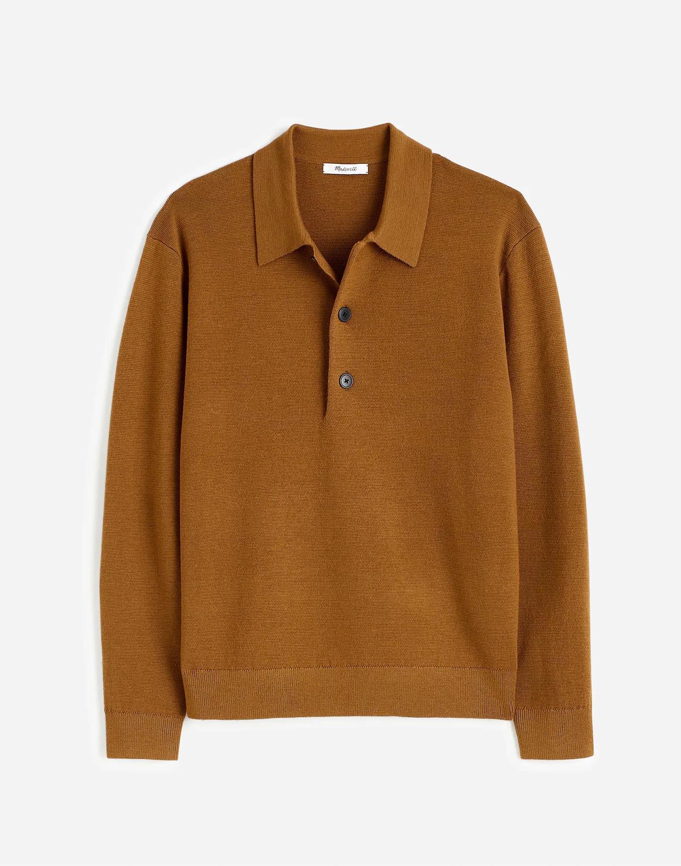 Milano-Knit Sweater Polo Shirt in Merino Wool Product Image