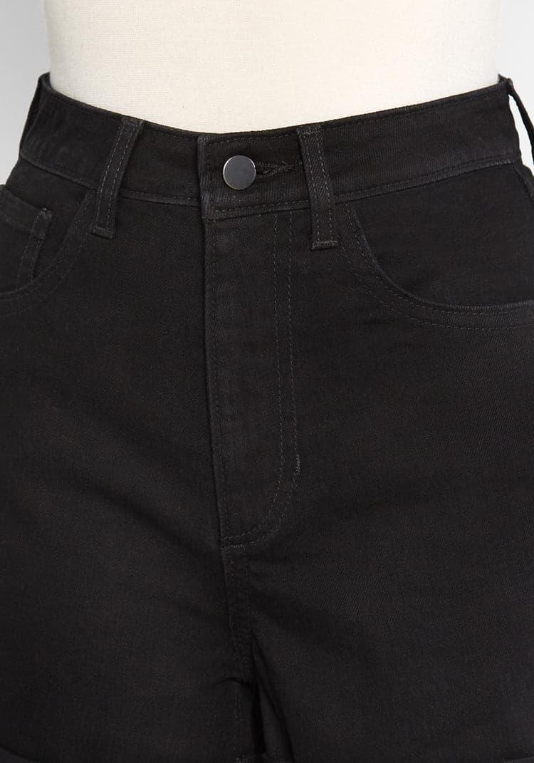 Hot and Fun Summer Nights High-Rise Denim Shorts Product Image