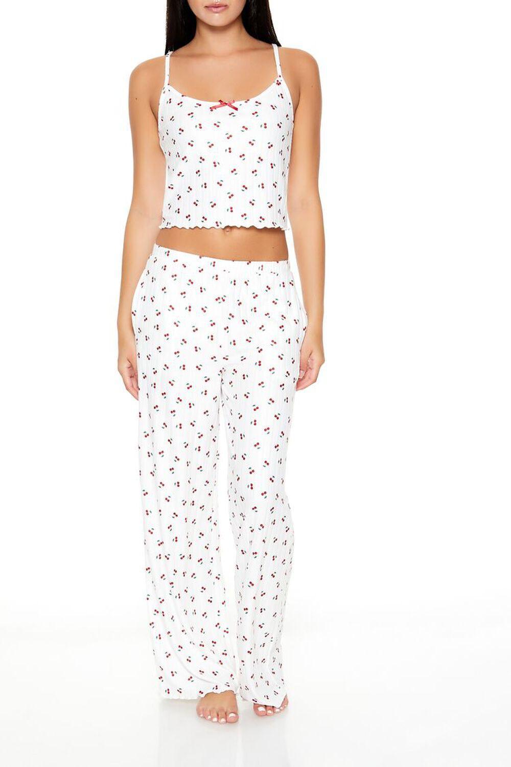 Cherry Print Pajama Cami | Forever 21 Product Image