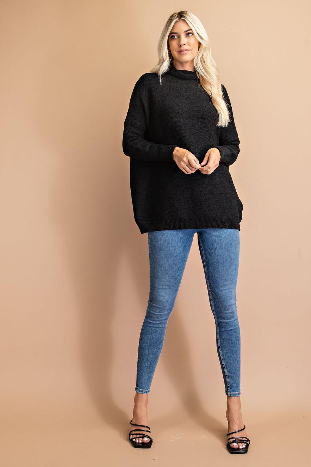 Turtleneck Pullover Sweater Product Image