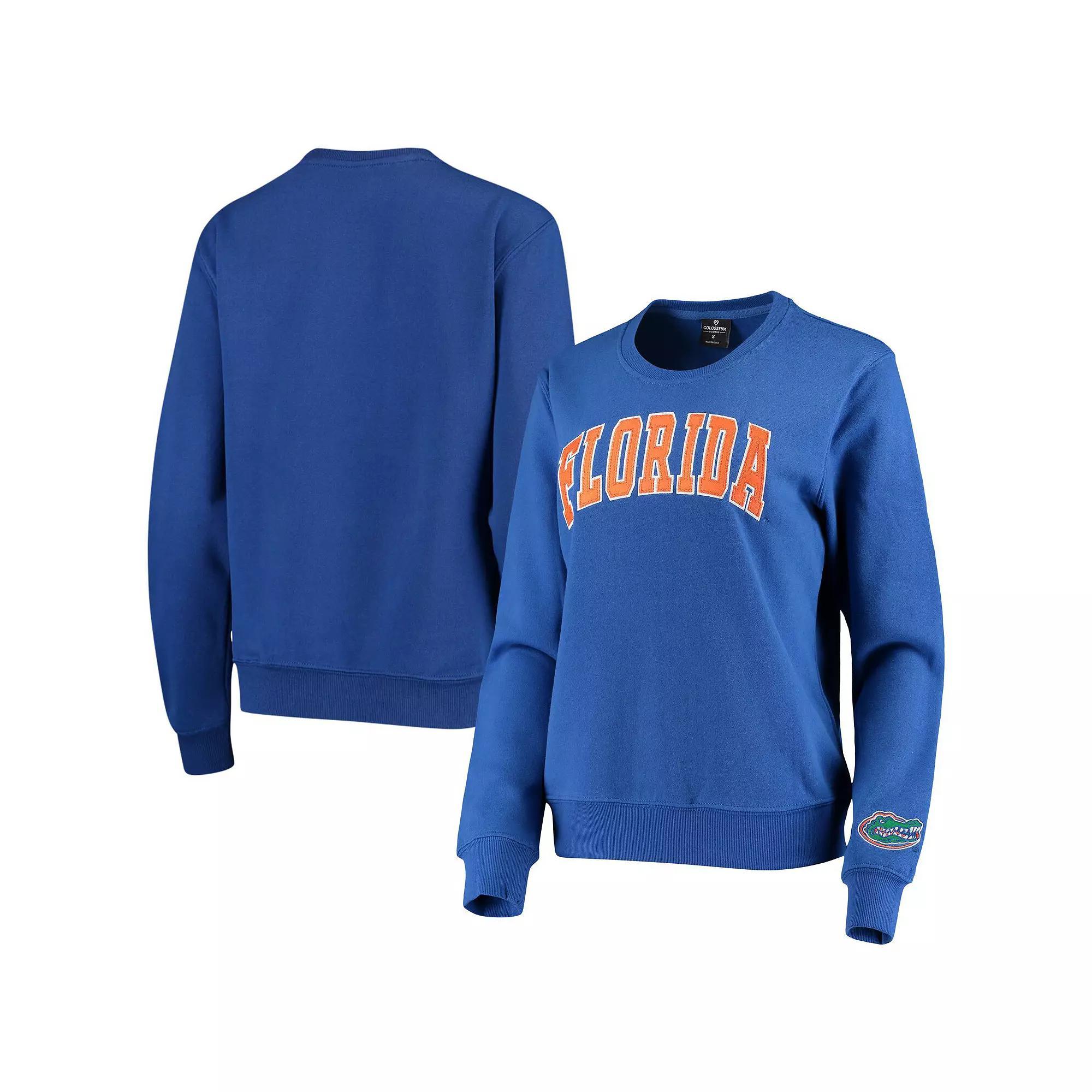 Women's Colosseum Royal Florida Gators Campanile Pullover Sweatshirt, Size: XL, Blue Product Image