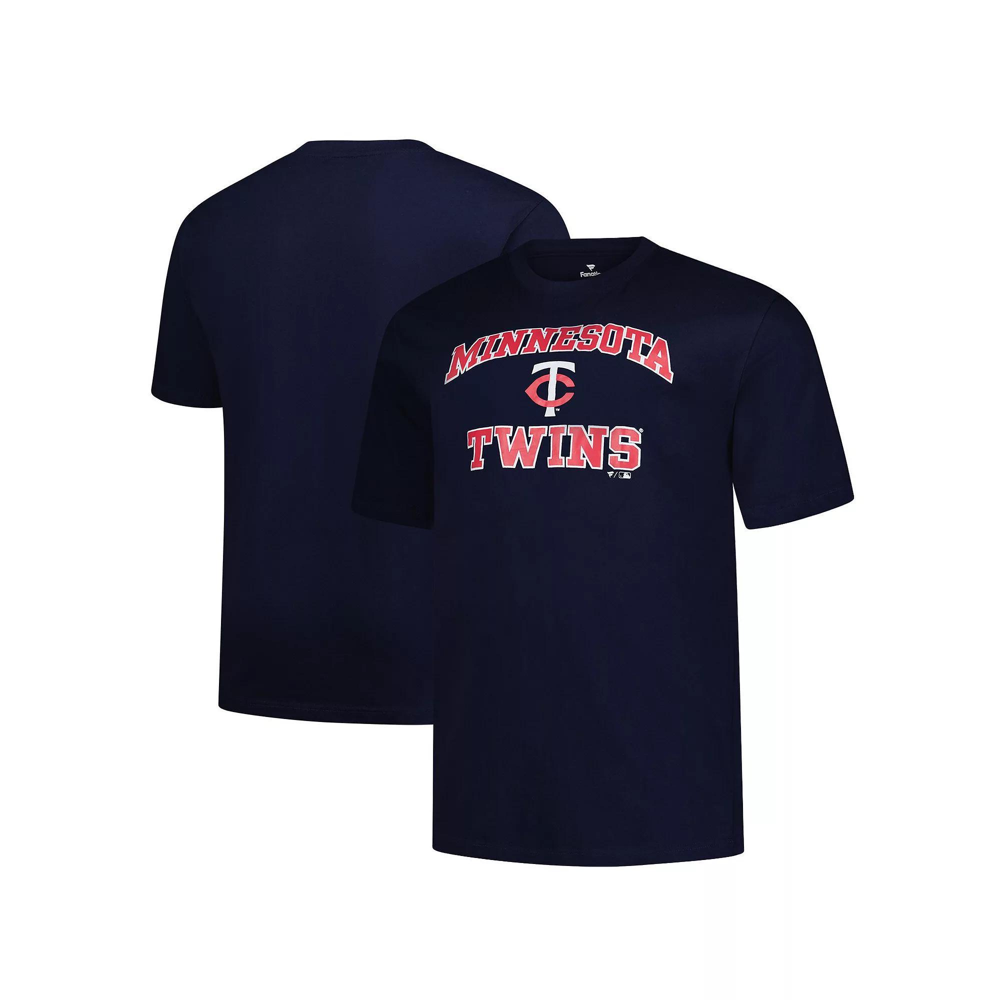 Men's Profile Navy Minnesota Twins Big & Tall Heart & Soul T-Shirt,  Product Image
