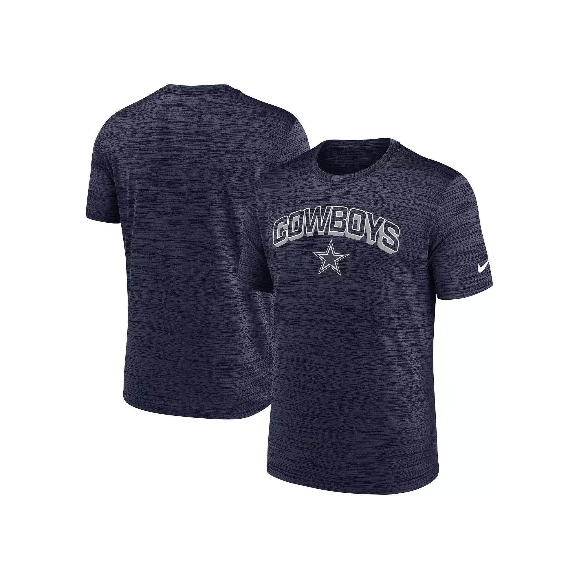 Men's Nike Navy West Virginia Mountaineers Velocity Mascot Performance T-Shirt,  Product Image