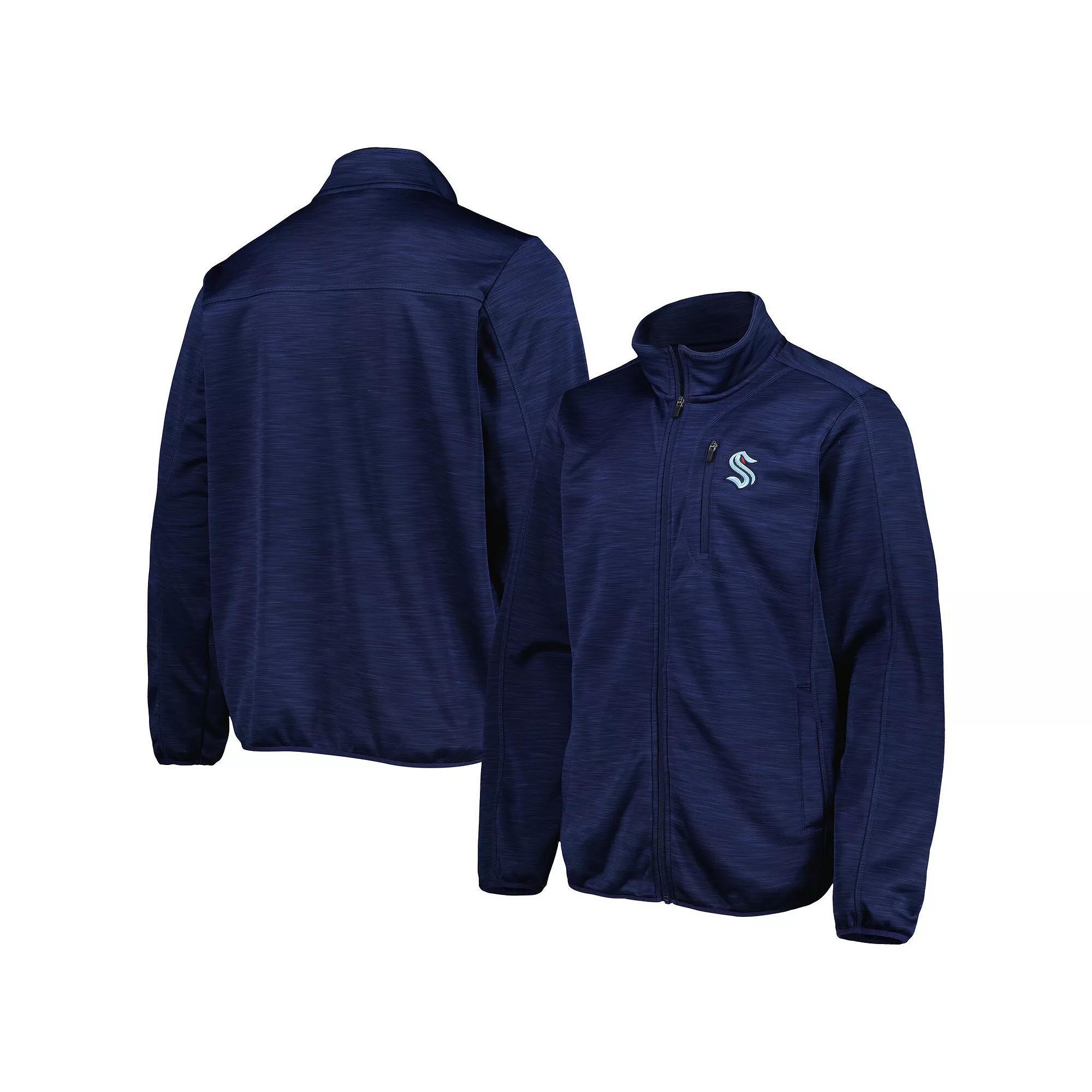 Men's G-III Sports by Carl Banks Deep Sea Blue Seattle Kraken Closer Transitional Full-Zip Jacket,  Product Image