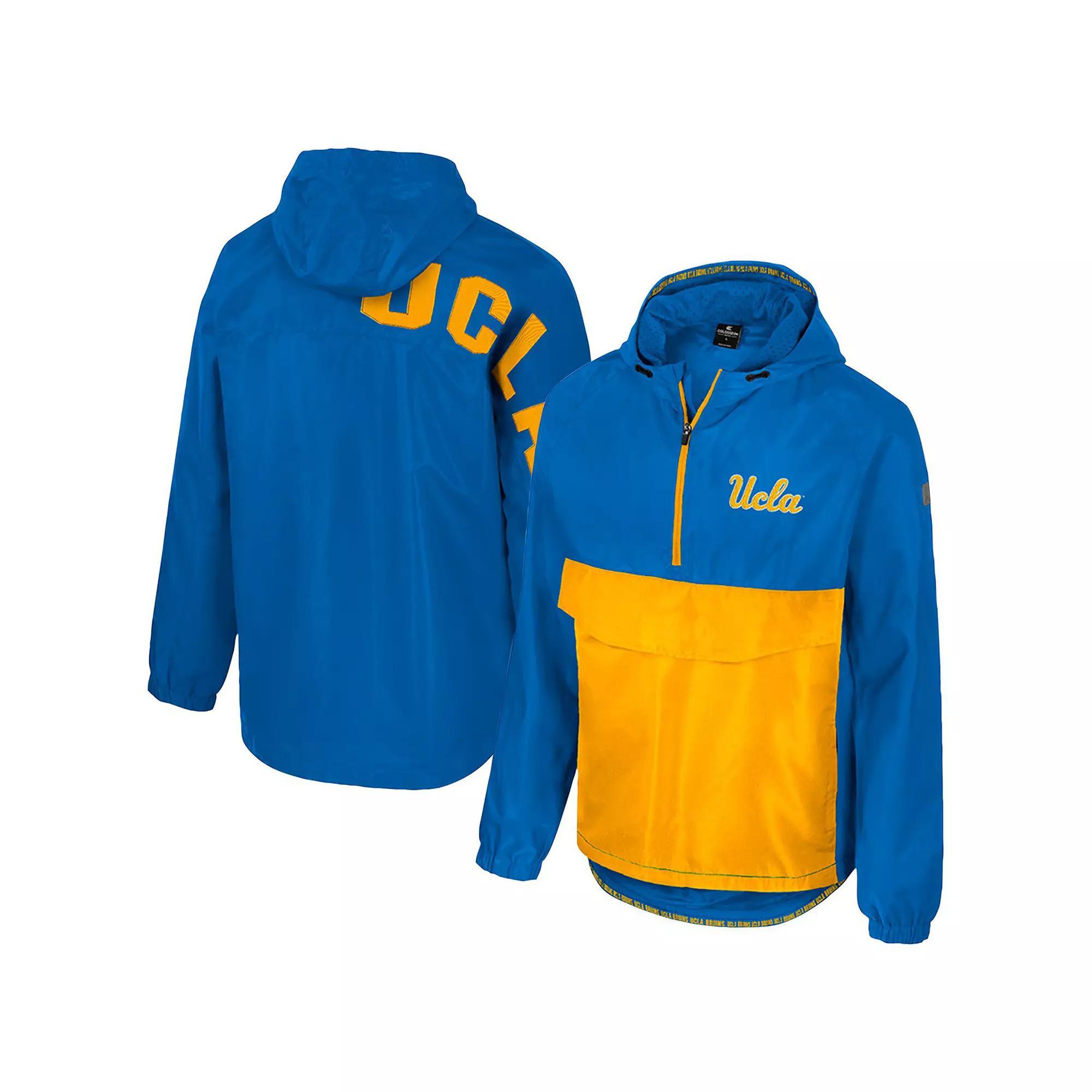 Men's Colosseum  Blue UCLA Bruins Reloaded Anorak Half-Zip Jacket, Size: Large Product Image