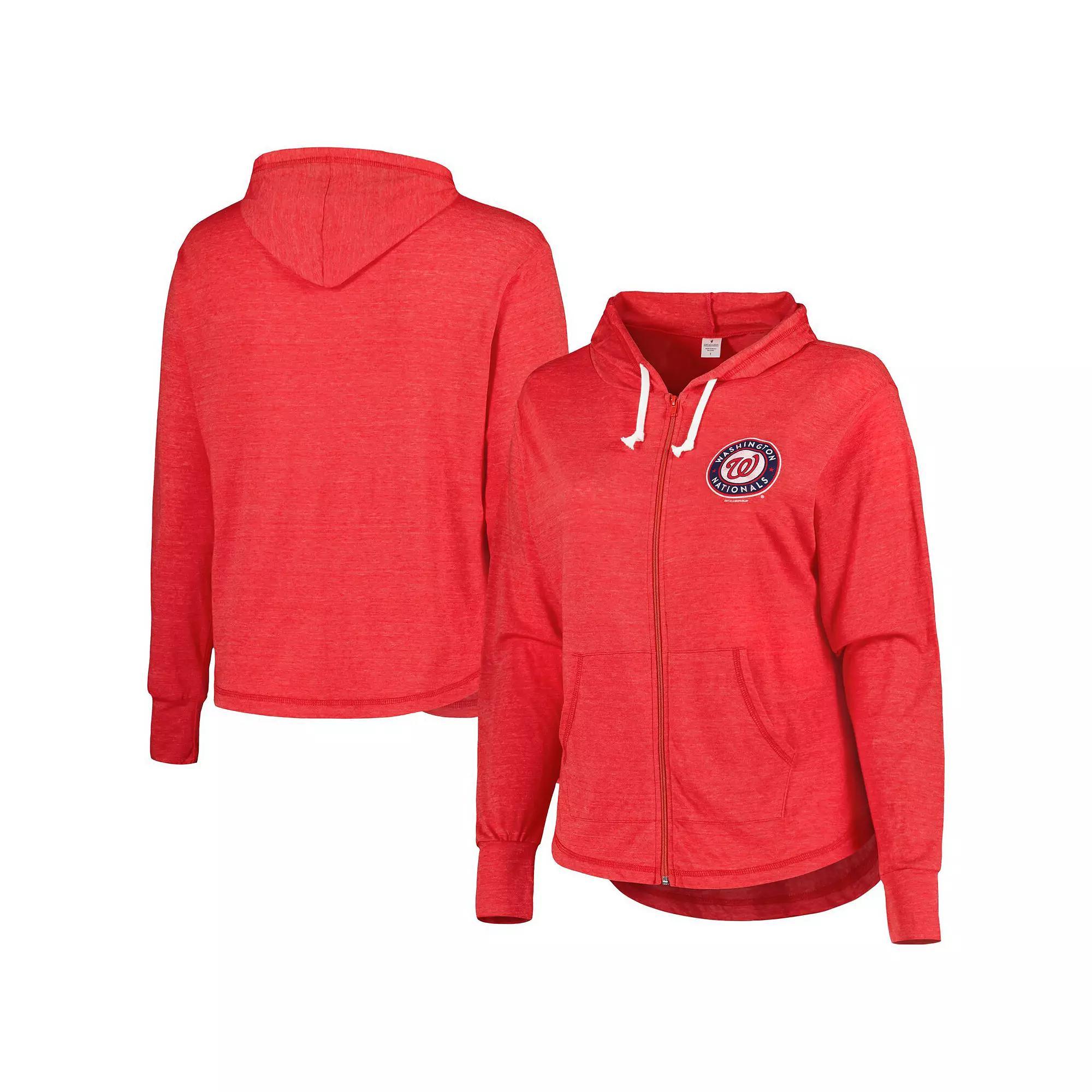 Women's Soft as a Grape Red Washington Nationals Plus  Product Image