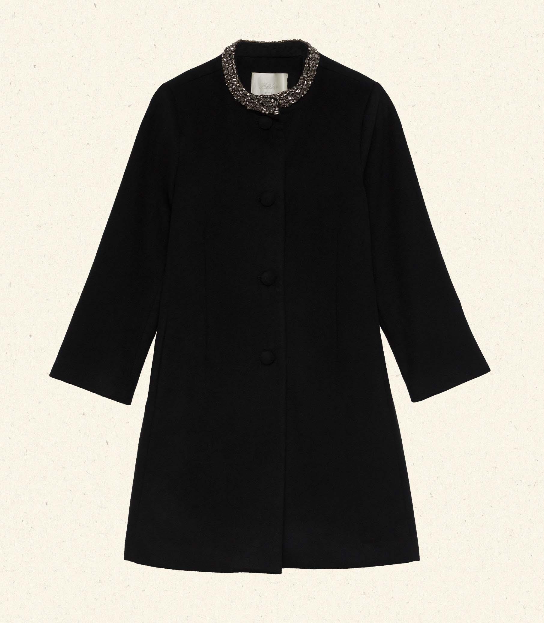 ANNEMARIE CASHMERE BLEND COAT -- BLACK Product Image
