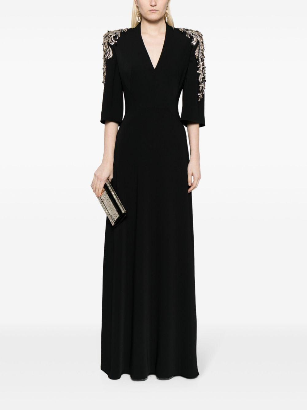 Babe bead-embellished maxi dress Product Image