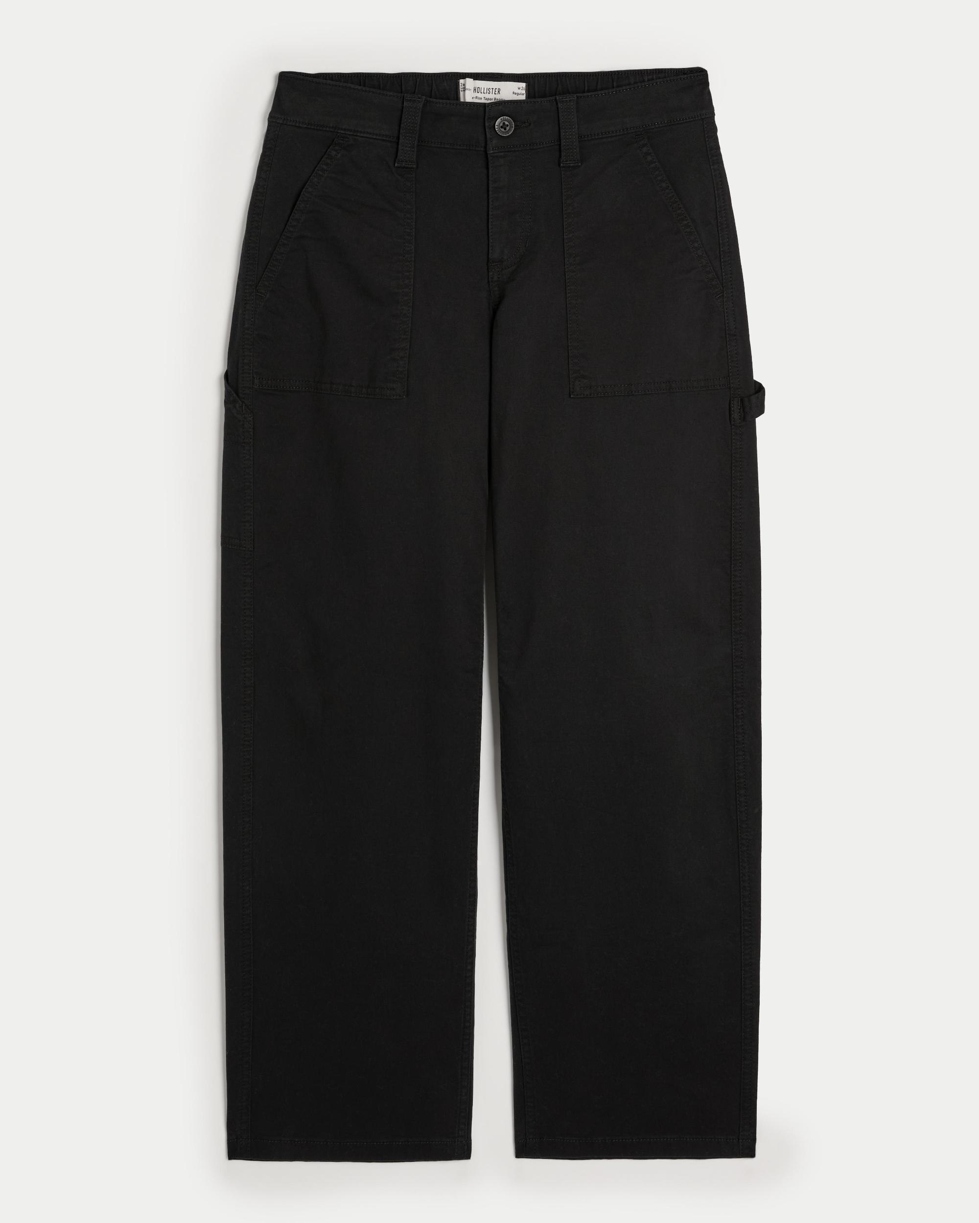 Low-Rise Tapered Baggy Carpenter Pants Product Image