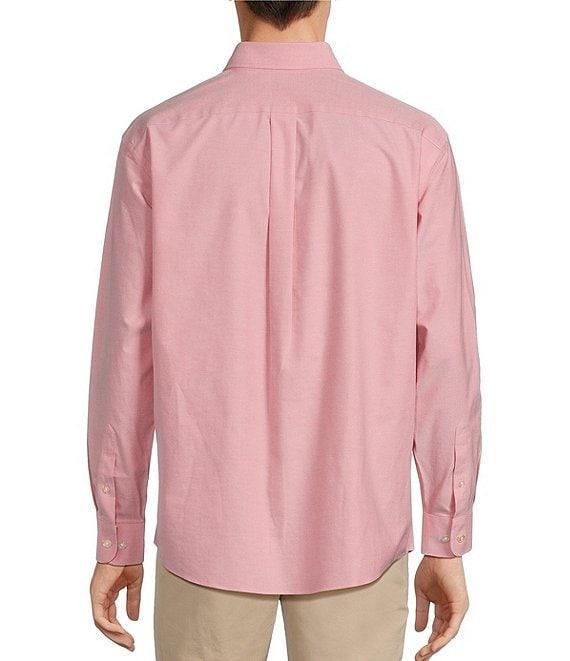 Gold Label Roundtree & Yorke Non-Iron Long Sleeve Solid Oxford Sport Shirt Product Image