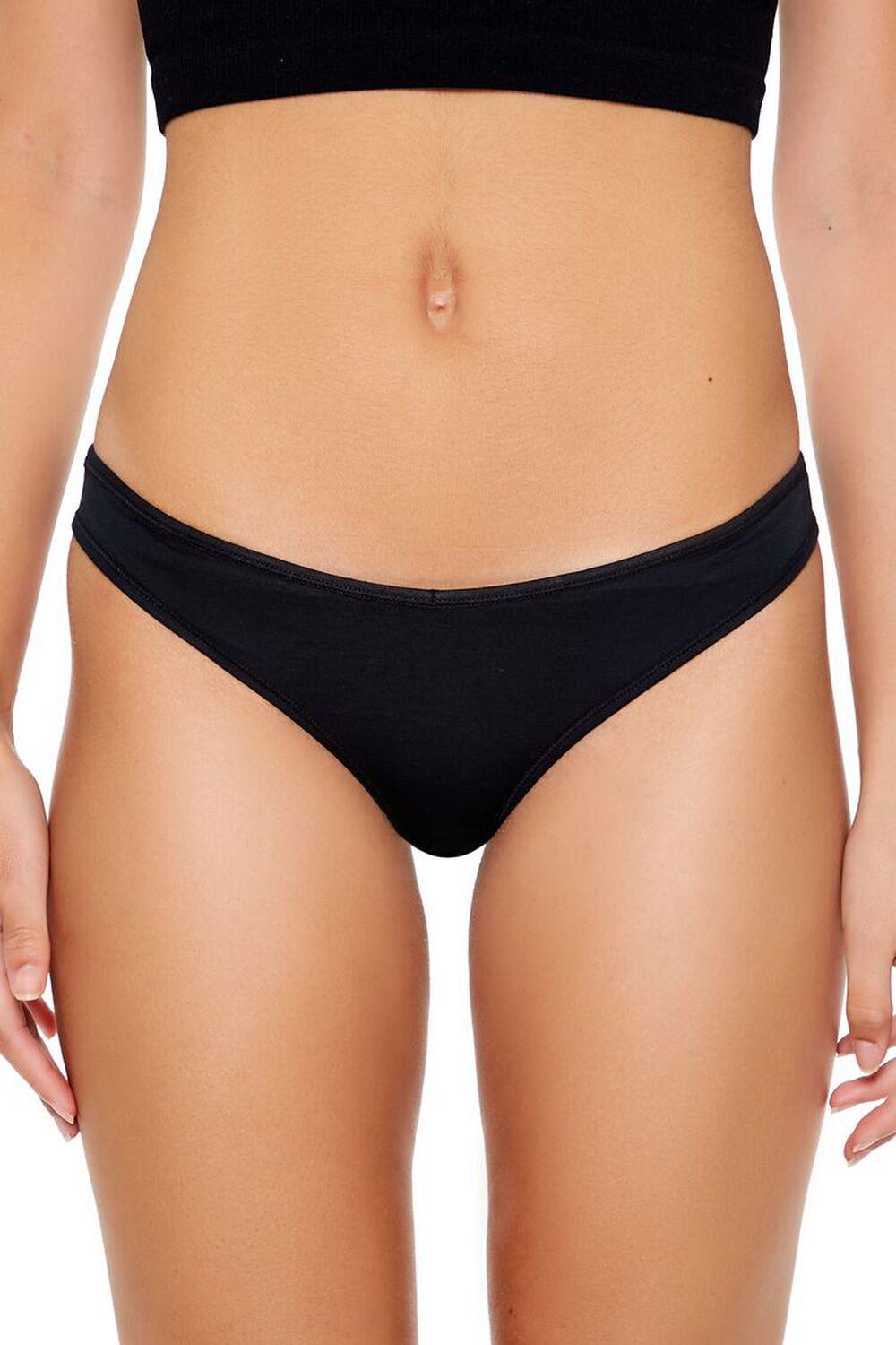 Cotton-Blend Bikini Panties | Forever 21 Product Image