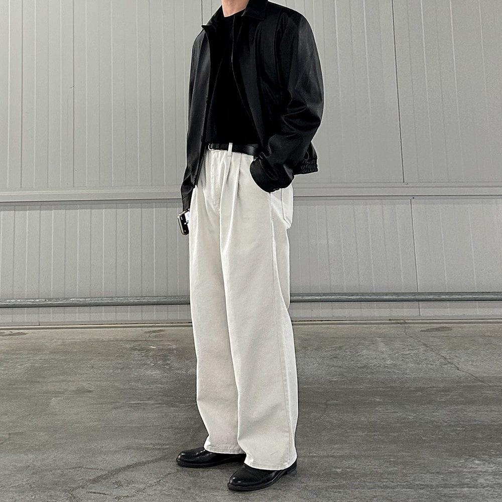 RT No. 9371 OFF WHITE STRAIGHT PANTS Product Image