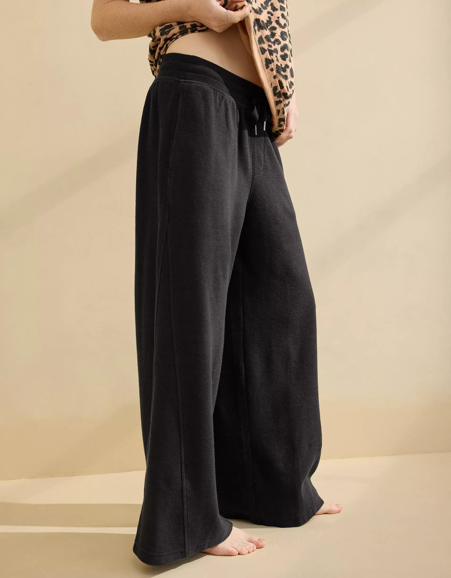 Aerie Soft Landing Ribbed Trouser Product Image