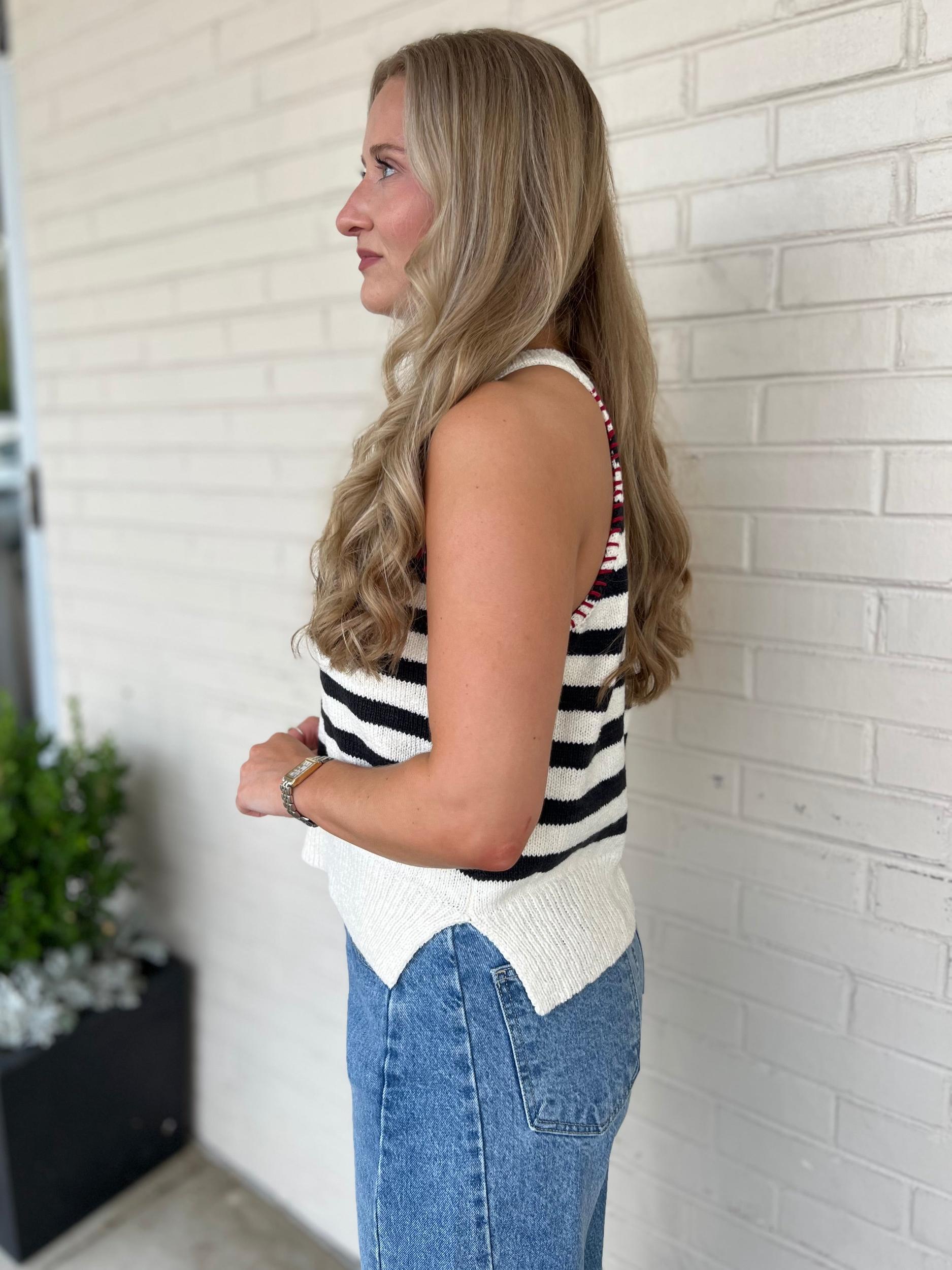 Saylor Sleeveless Knit Top Product Image