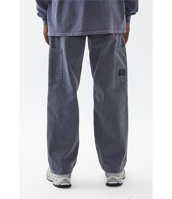 Relaxed Straight Leg Rigid Denim Carpenter Jeans Product Image