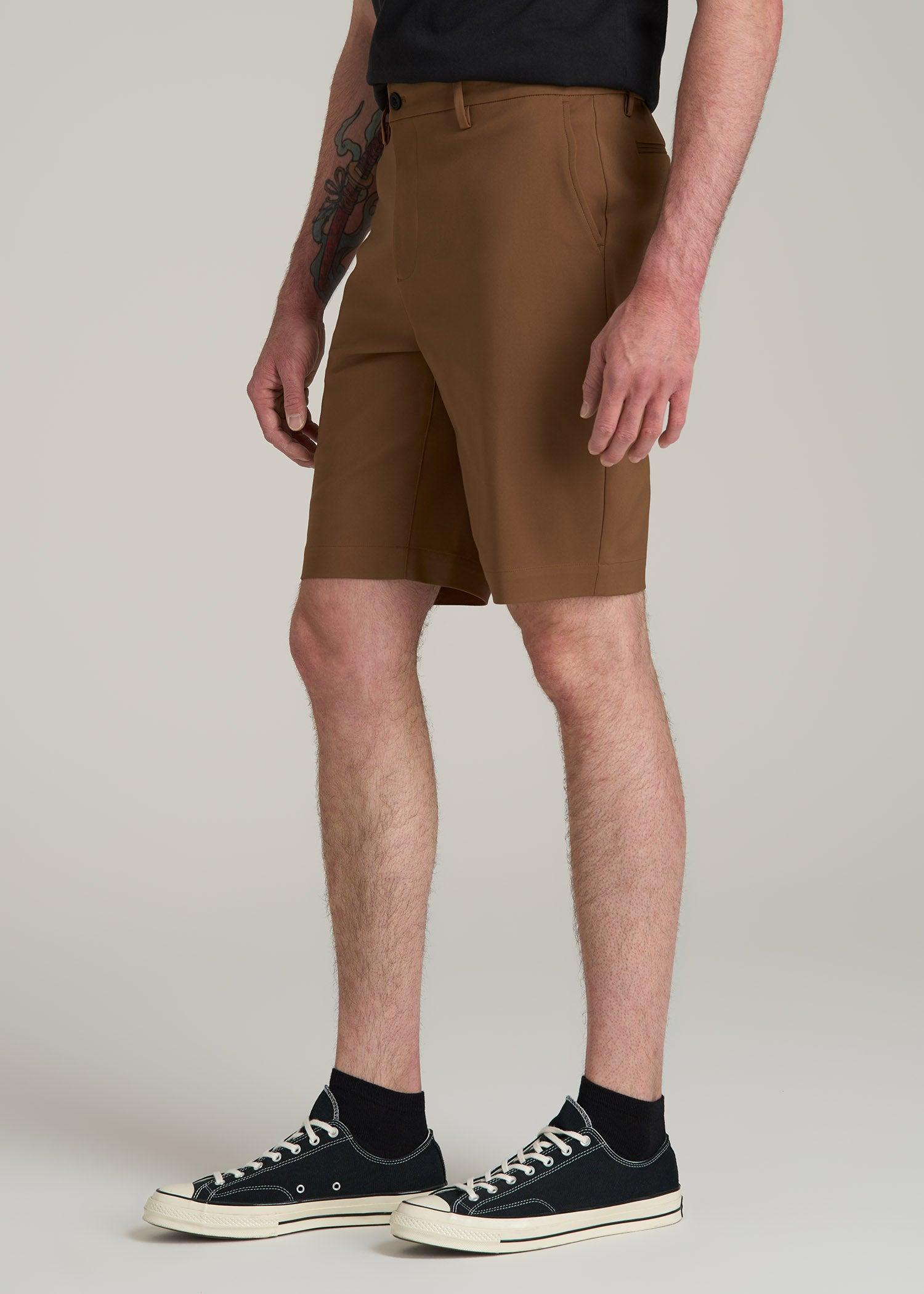 Tech Chino Shorts for Tall Men in Nutshell Male Product Image