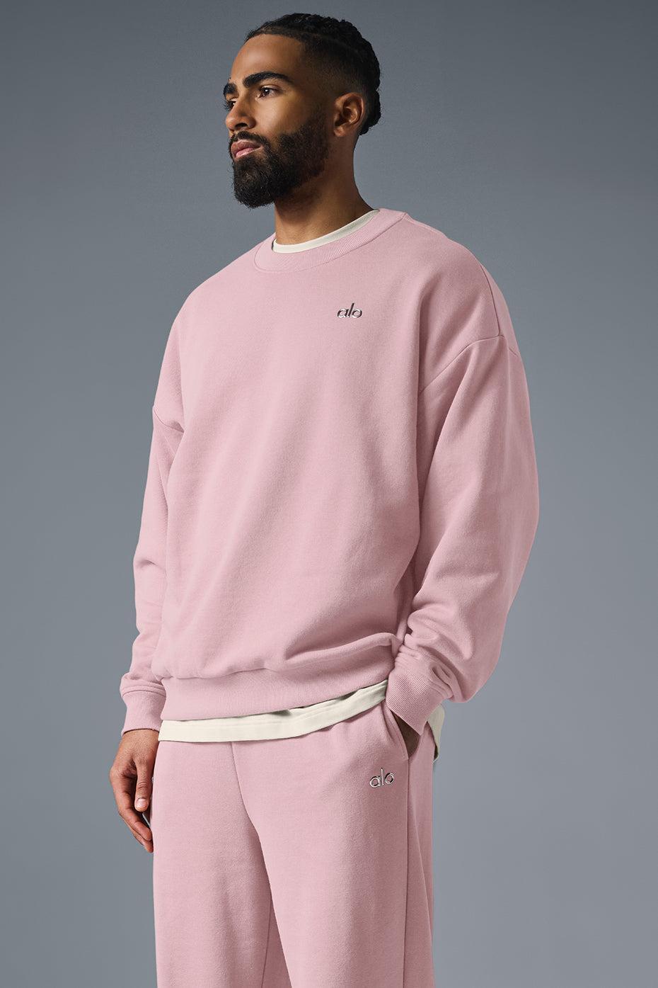 Accolade Crew Neck Pullover - Ballet Pink Male Product Image