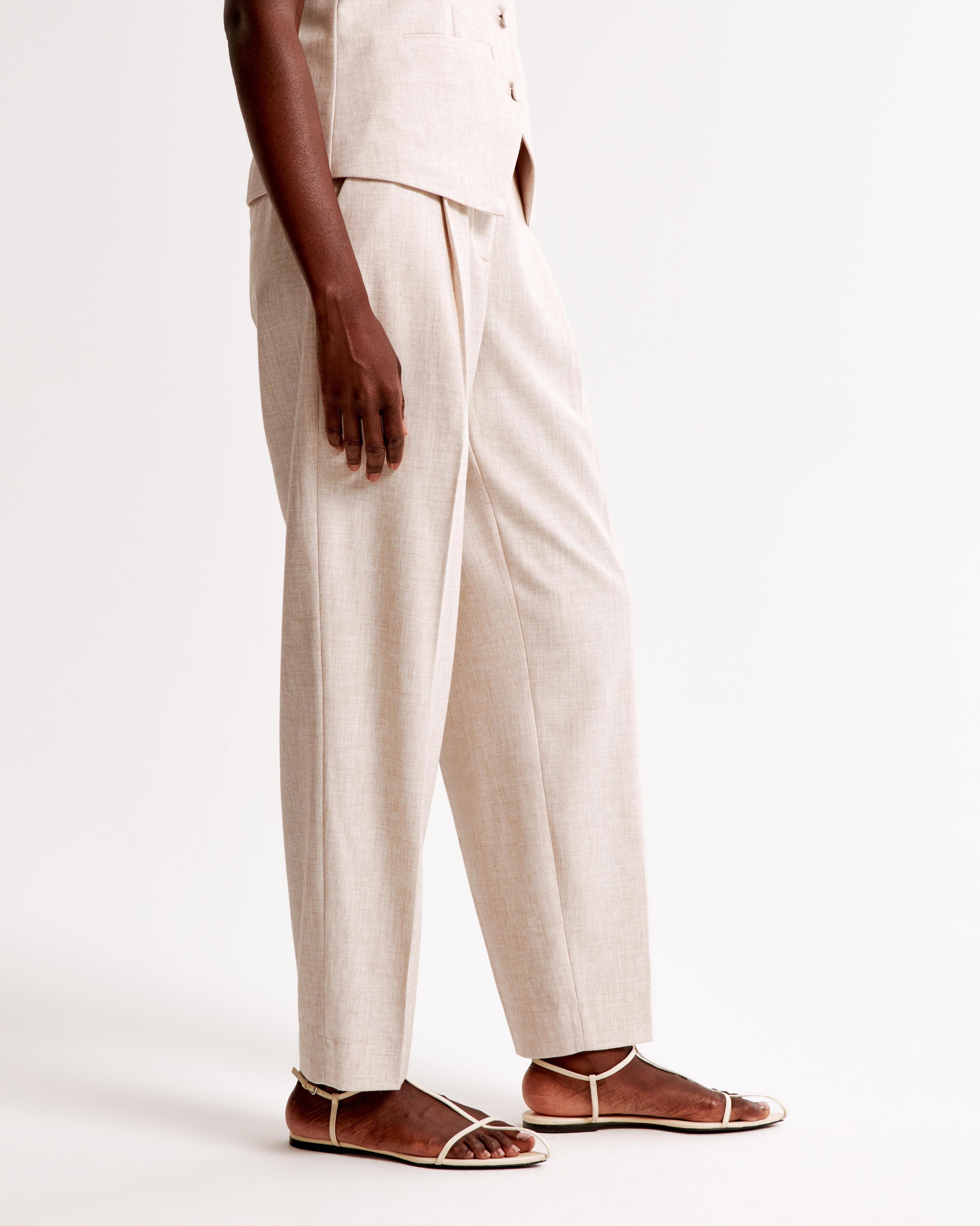 Ankle Grazing Tapered Tailored Pant Product Image