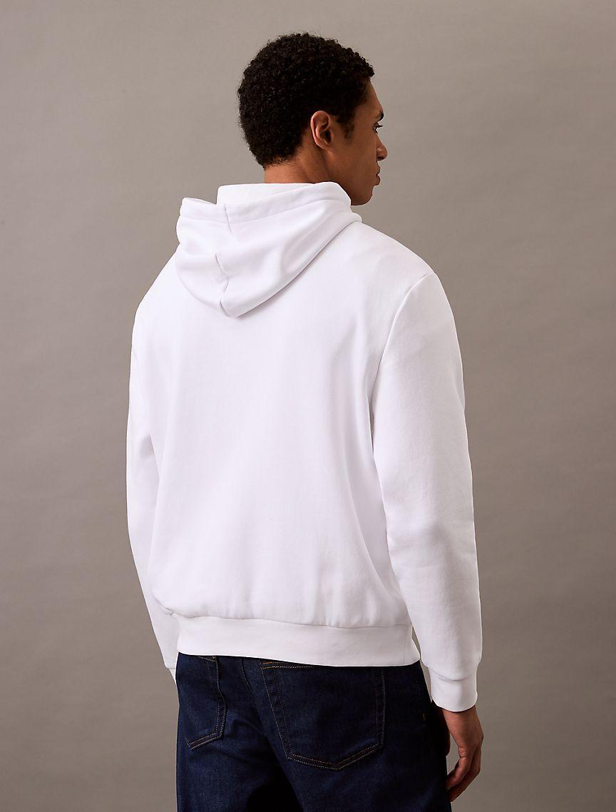 Monogram Logo Patch Fleece Hoodie Product Image
