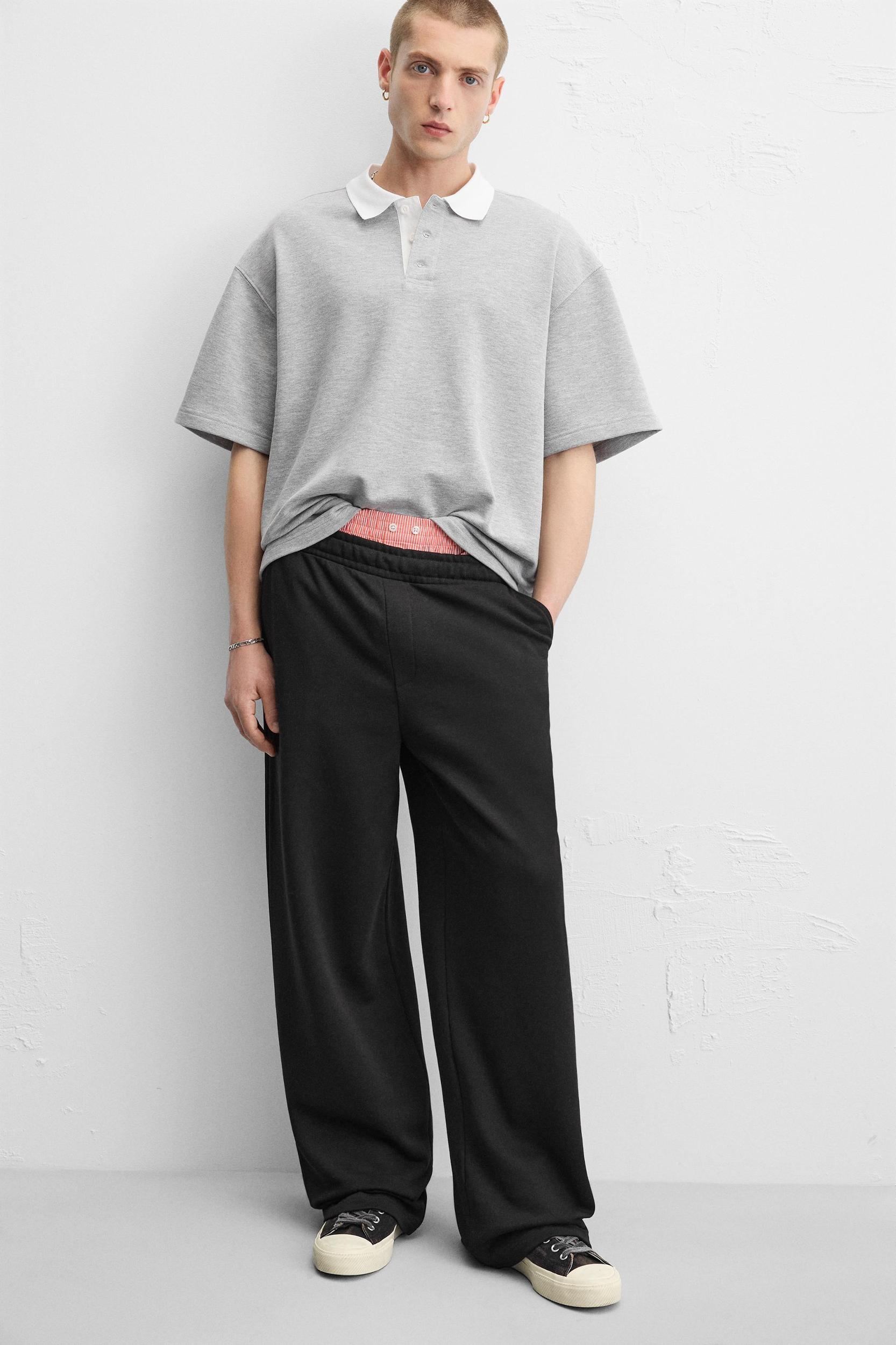 WIDE FIT JOGGER PANTS Product Image