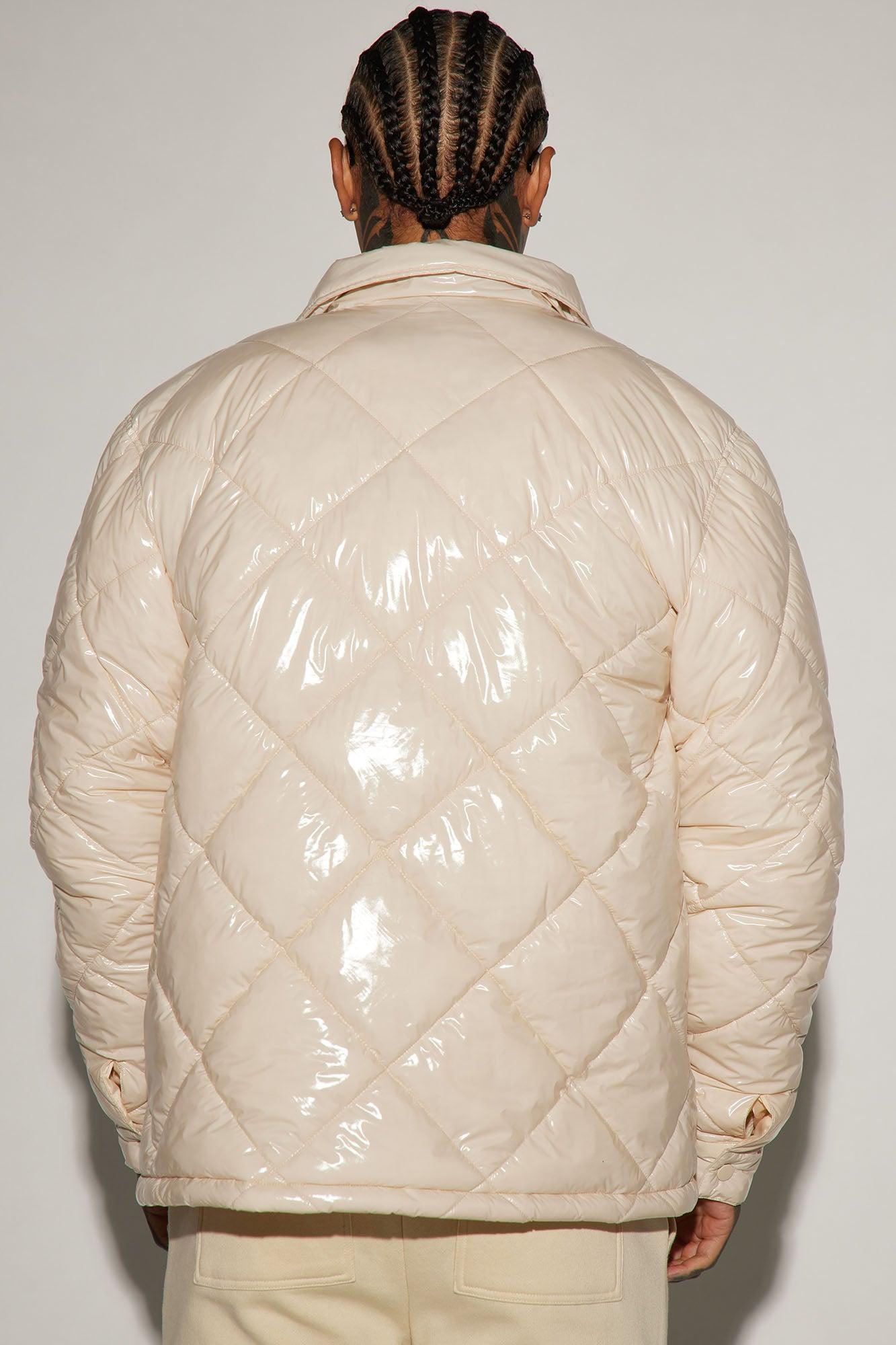 Your Diamond Quilted Puffer Jacket - Cream Product Image