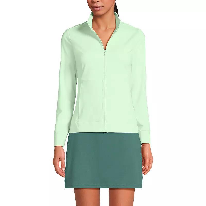 Women's Lands' End Long Sleeve High Impact Front Zip Jacket,  Product Image