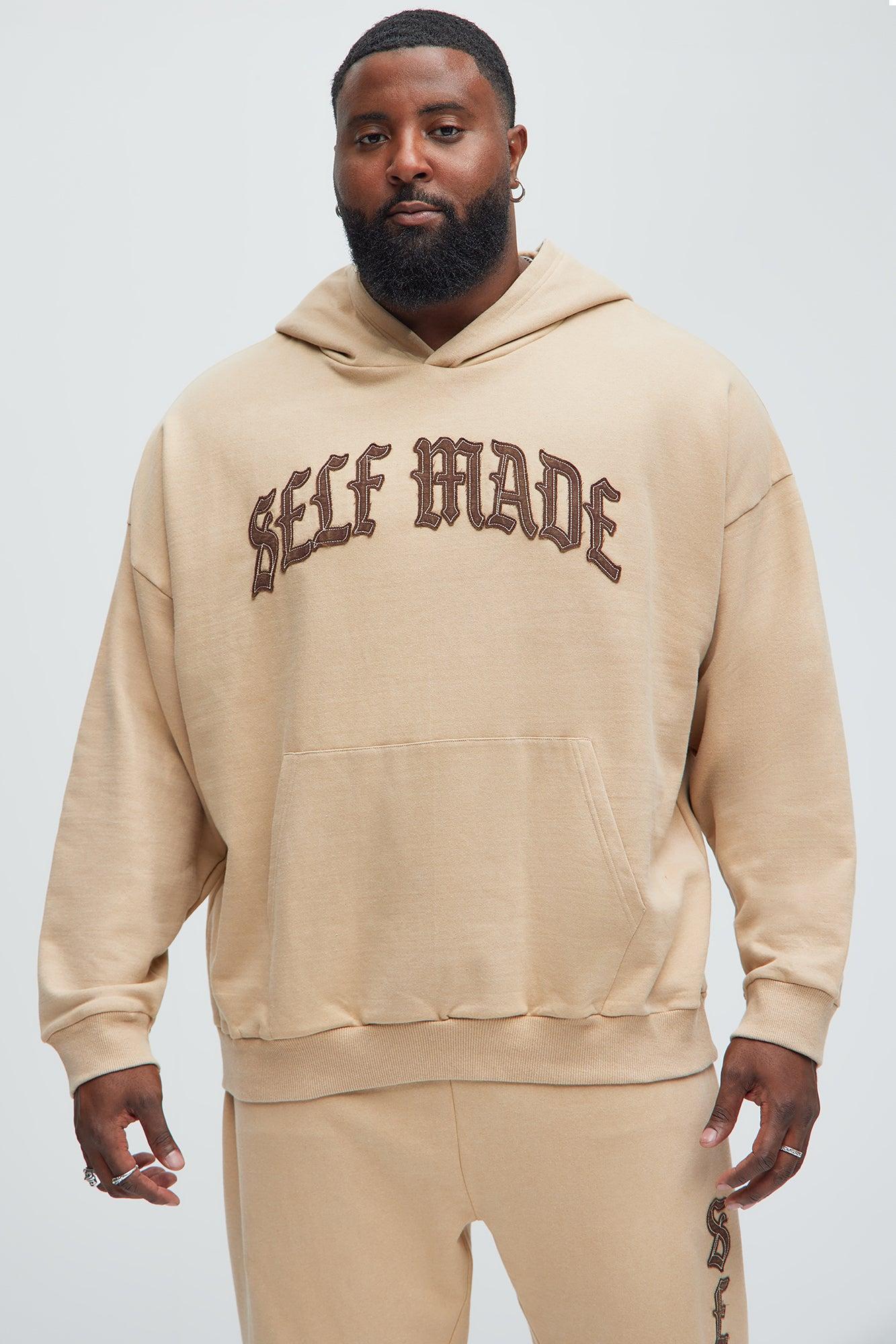 Respectfully Self Made Hoodie - Khaki Product Image