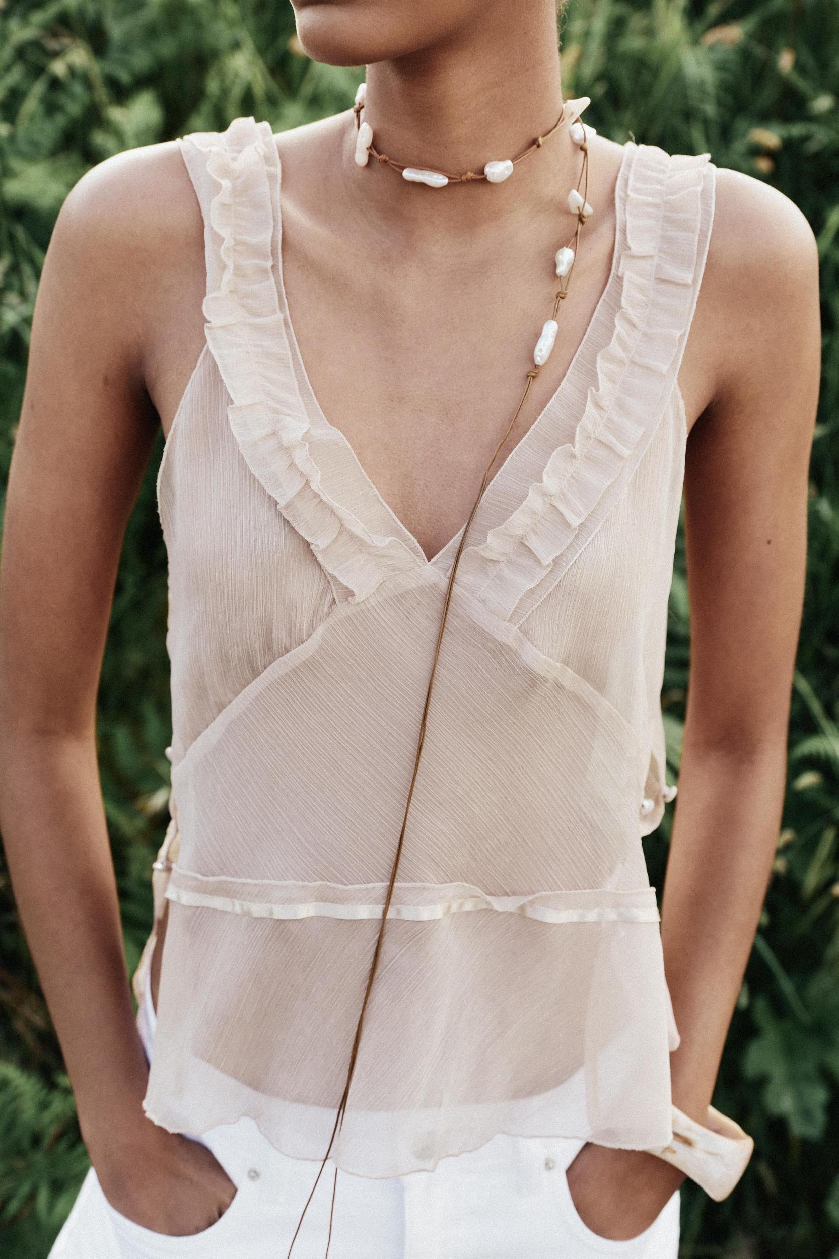 BUTTON CAMISOLE TOP Product Image