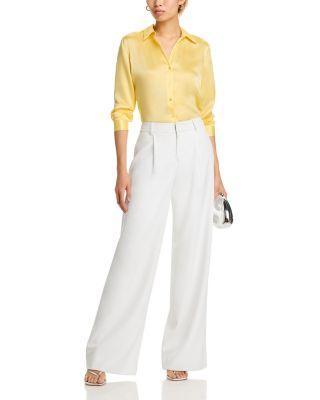 Tyler Silk Button Front Blouse Product Image