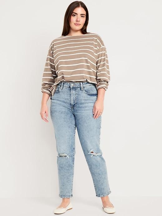 High-Waisted OG Straight Ankle Jeans Product Image