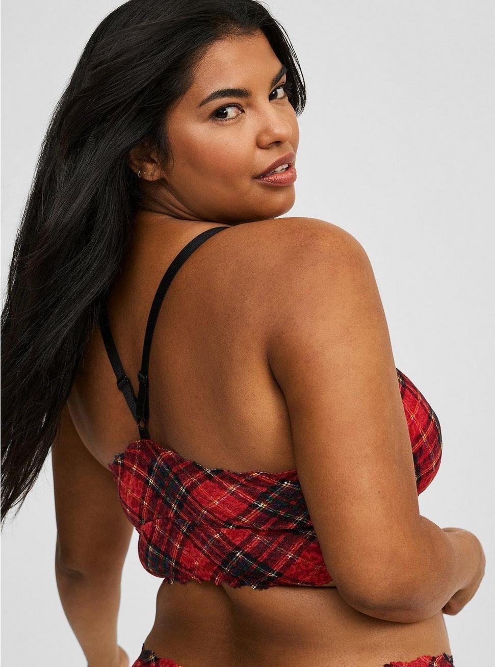 Lightly Lined Simply Lace XO Front Bralette Product Image