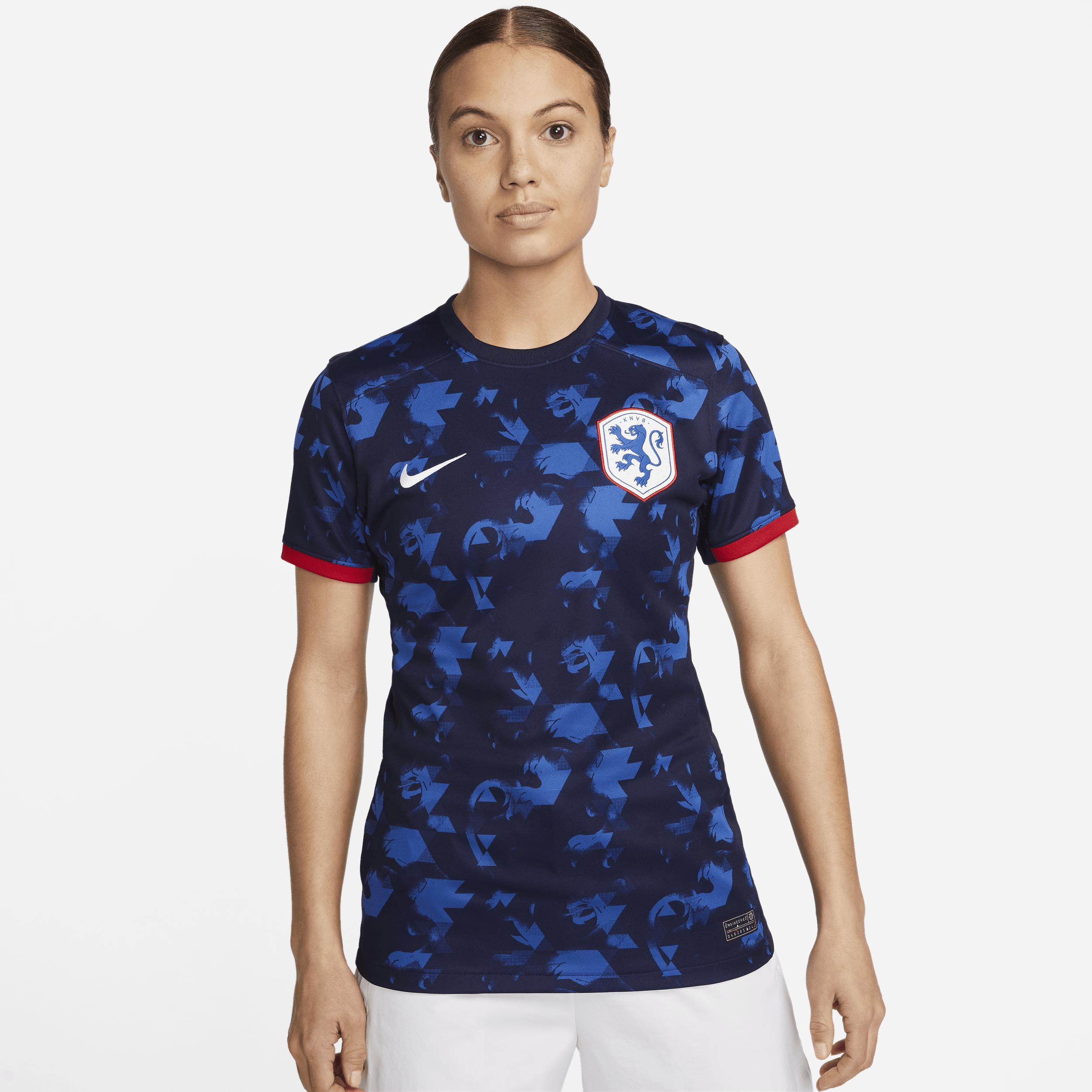 Womens Nike Blue Netherlands Womens National Team 2023 Away Stadium Replica Jersey - Blue Product Image