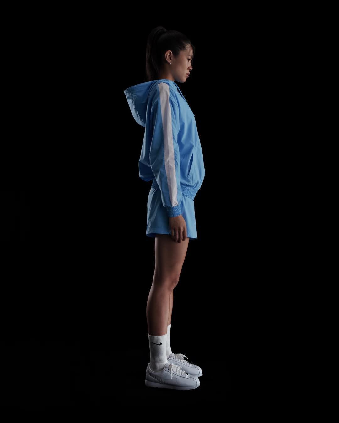 Nike Sportswear Classic Wovens Women's Loose UV Hooded Jacket Product Image