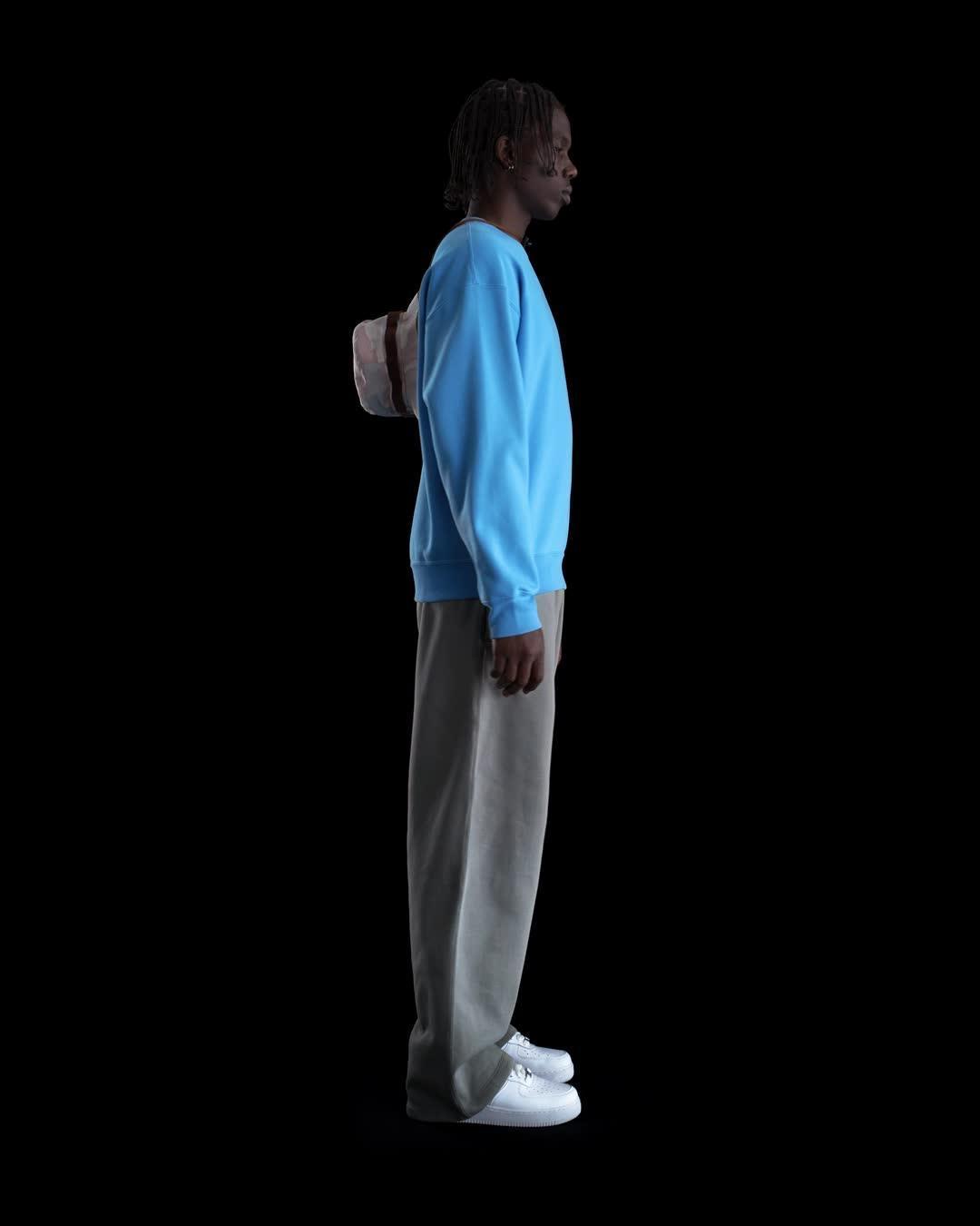 Nike Mens Solo Swoosh Fleece Crew | DX1361-010 Product Image