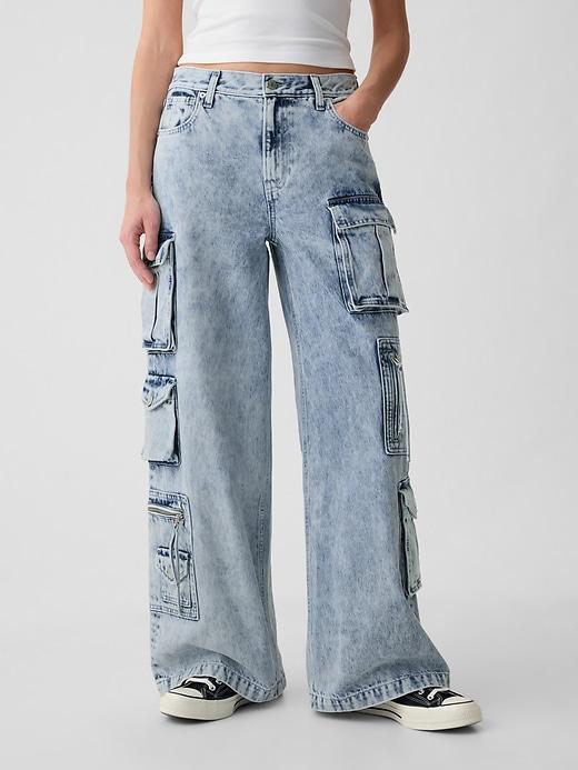 Sky High Rise UltraSoft Baggy Jeans Product Image