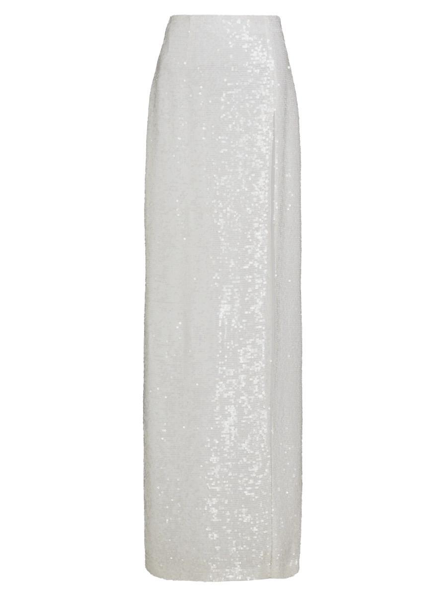 Womens Sequined Floor-Length Skirt Product Image