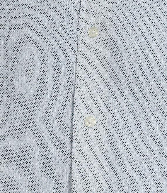 Daniel Cremieux Signature Label Albini Linen Wind Geo Print Long Sleeve Woven Shirt Product Image