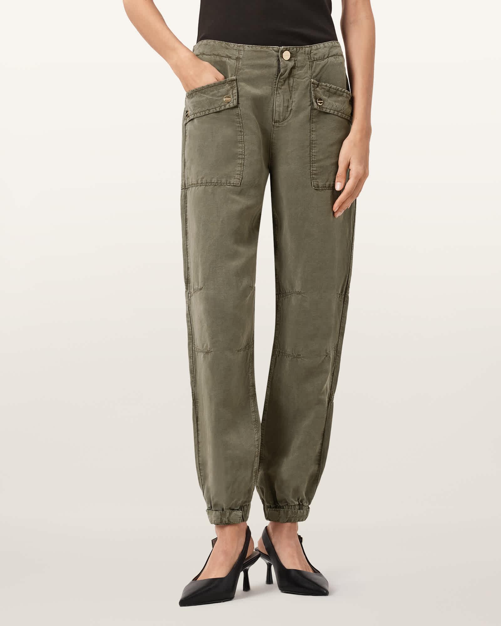 Val Cargo Linen Blend Pants Product Image