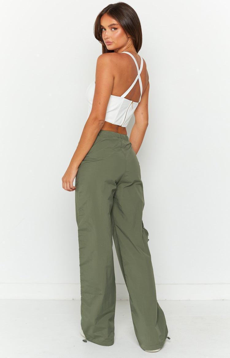 Bronx Khaki Drawcord Cargo Pants Product Image
