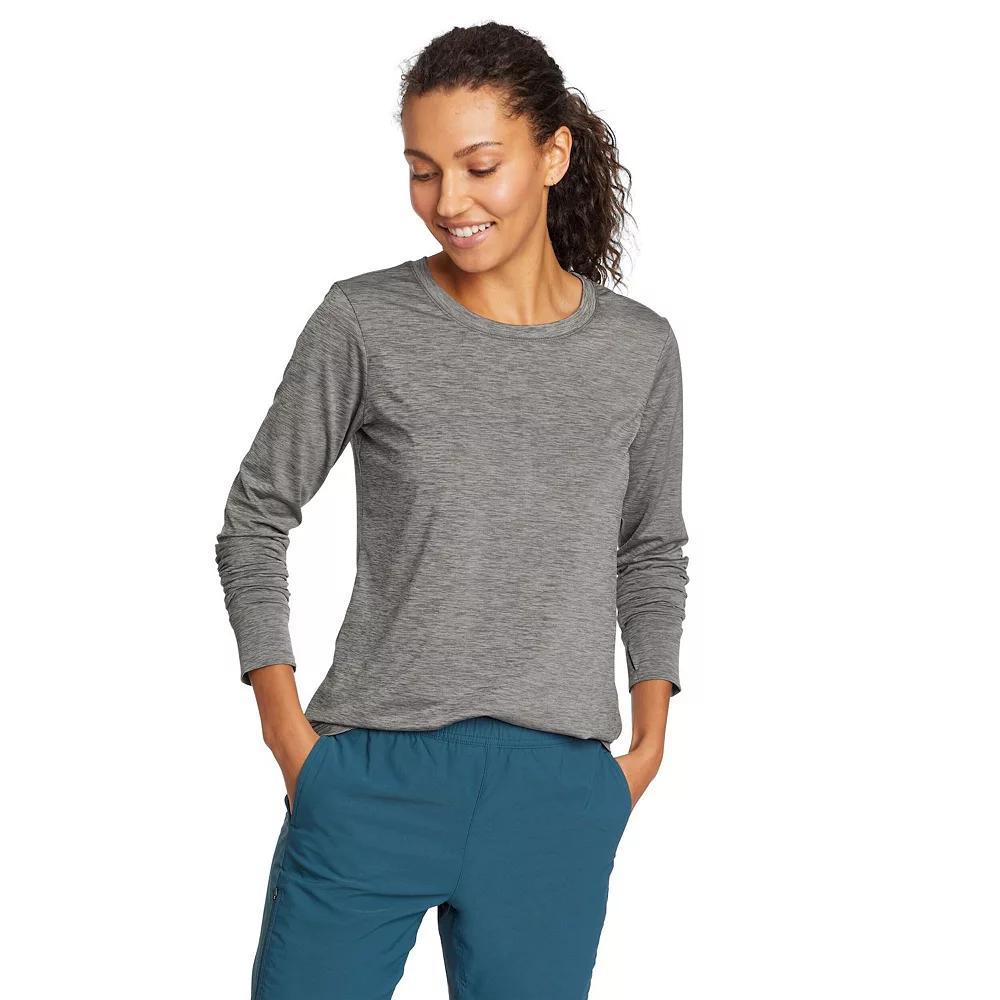 Women's Eddie Bauer Resolution Long Sleeve Tee, Size: XXL, Dark Grey Product Image
