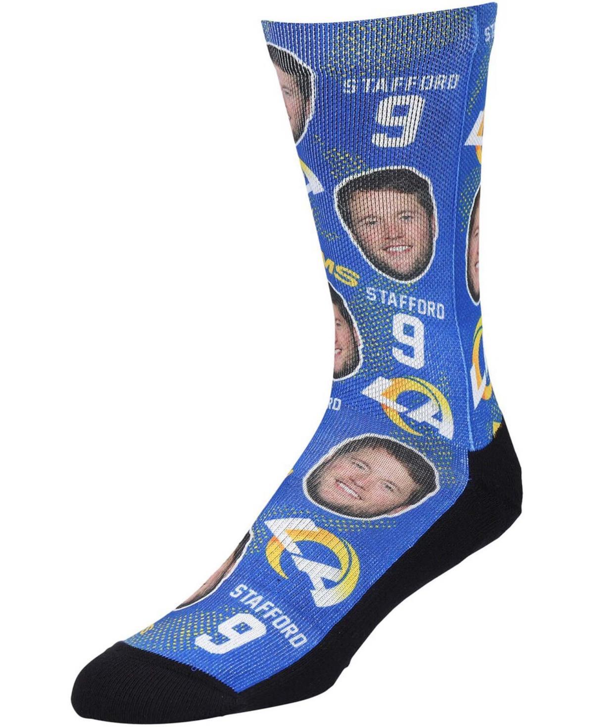 Youth Rock Em Socks Matthew Stafford Los Angeles Rams Football Guy Crew Socks, Boys Product Image