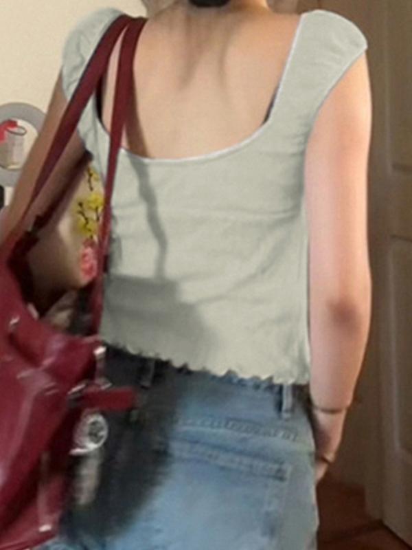 Ruffled Bow Tank Top Product Image