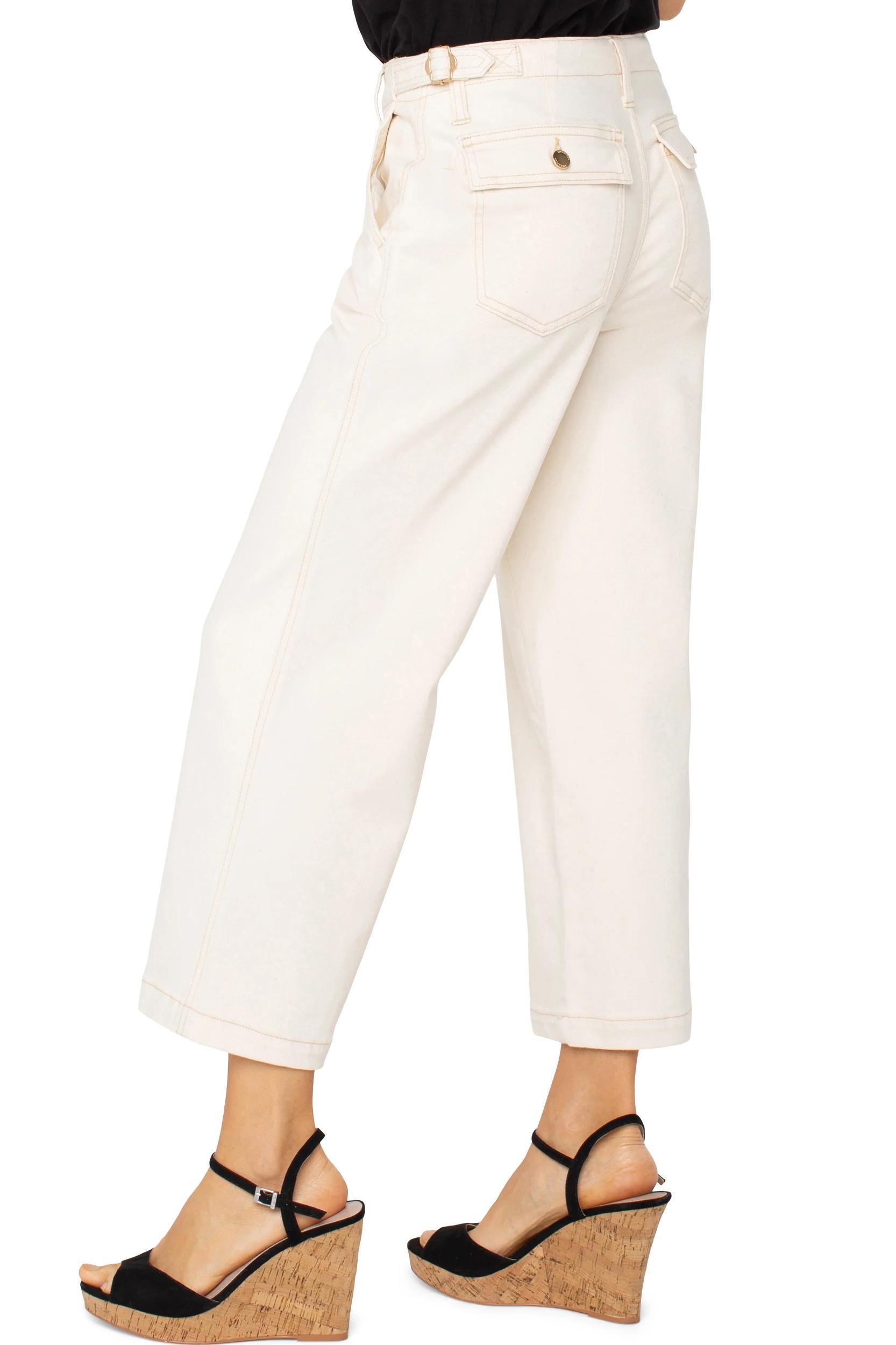 utility stride crop wide pants Product Image